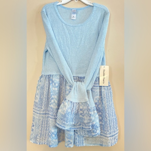 Alternative Apparel Other - Nwt Alternative Sz-M Juniors/Teens Top-Long Layered Bell Sleeves, Calming Bleu’s